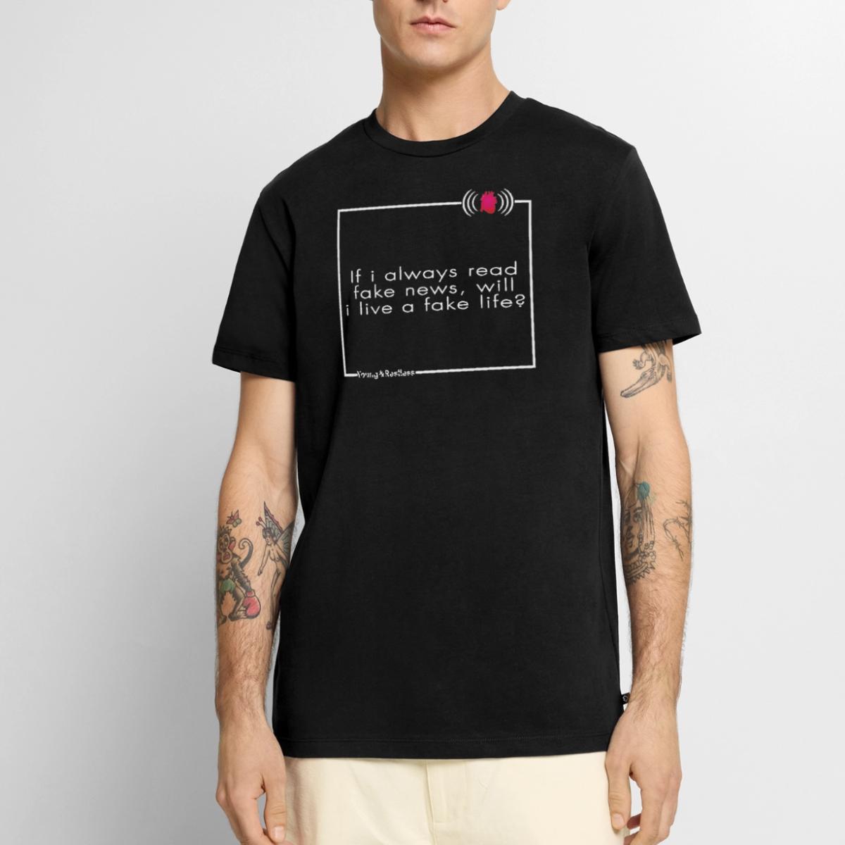 Restless Fake – Männer Premium Bio T-Shirt