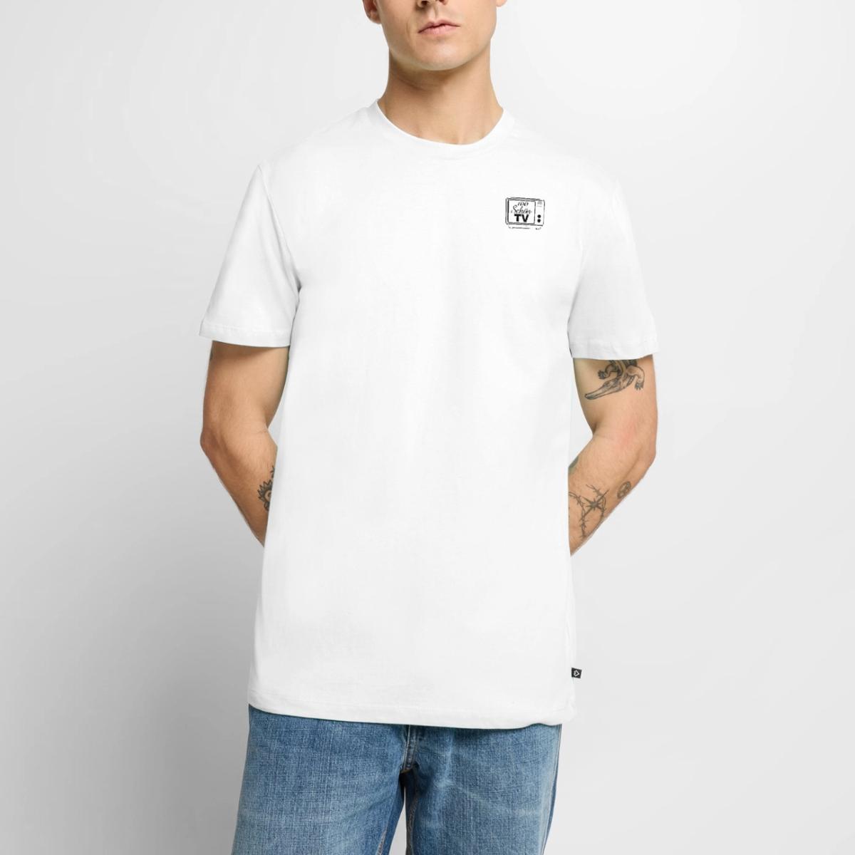 100 Schön TV Flange – Männer Premium Bio T-Shirt
